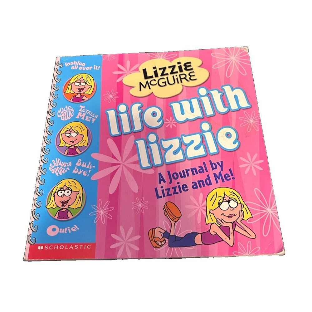 Vintage 2003 Lizzie McGuire Life With Lizzie Journal Disney Scholastic Book Kids